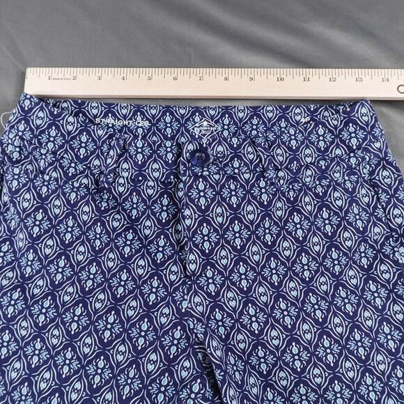 St Johns Bay Women Pants 4P 4 Petite Blue Coastal Cottage Vacation Crop Everyday - Picture 6 of 10